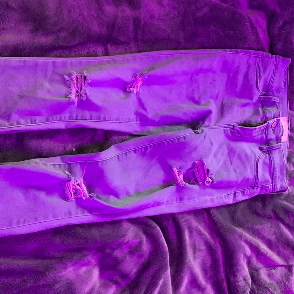 Grey super stretch skinny jeans from PacSun.